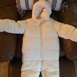 BABY GAP puffer snowsuit